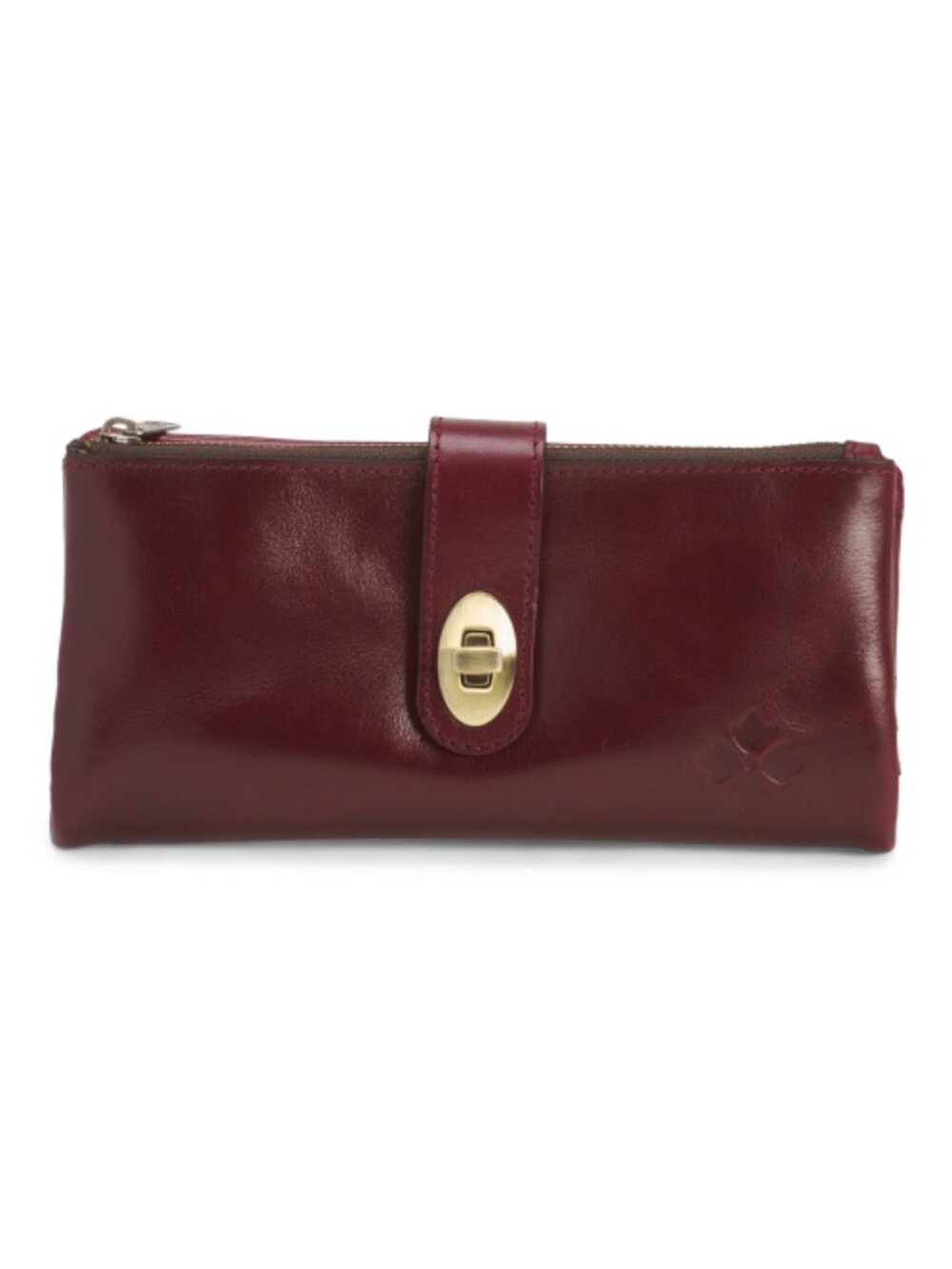 PATRICIA NASH Leather Annesley Wristlet Continental Wallet - Picture 1 of 4